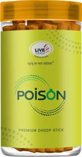 Live Touch Poison Dhoop Stick | Pack of 100 gm | Premium Jar Pack Perfume base