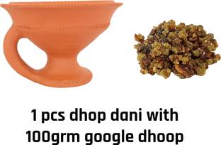 Shashivarnam 1 Dhoop Dani with 100gm Google Dhoop – Traditional Incense Burner Set