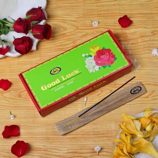 Cycle Pure Good Luck Agarbatti Collection – Floral Fragrance Set with Rose, Mogra, Champa Incense Sticks