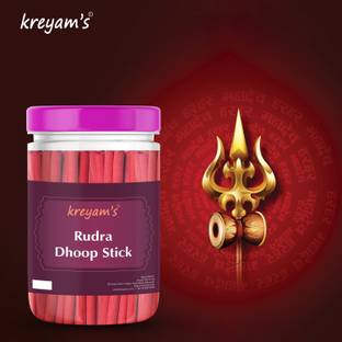 Kreyam's Rudra Dhoop Stick 100 Gm Agarbati Dhoop Sticks Dhoop Sticks For Pooja Rudra