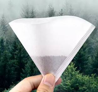 Triglav Coffee V60 coffee filter paper (1-2 Cup) Indian Coffee Filter
