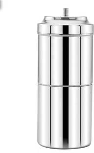 Bhavana Stainless Steel Filter Coffee Maker Small Size,4-6 cups, 200 ml Indian Coffee Filter