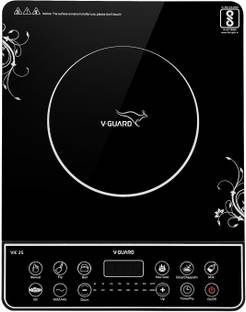 V-Guard 2000 W Induction Cooktop Push Button