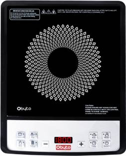 OBYTO 1800 W Induction Cooktop Push Button