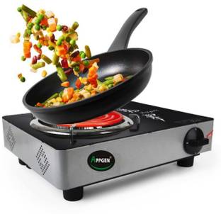 APPGEN 2000 W Infrared Cooktop Jog Dial, Push Button