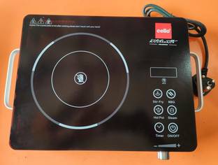 CELLO 2200 W Radiant Cooktop Touch Panel, Push Button, Jog Dial
