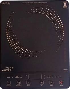 V-Guard 2000 W Induction Cooktop Touch Panel