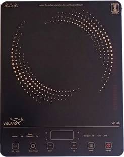 V-Guard 2000 W Induction Cooktop Touch Panel