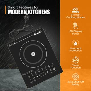 Bright 2000 W Induction Cooktop Touch Panel