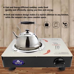 NIVOX 2000 W Radiant Cooktop Jog Dial