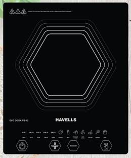 HAVELLS 1200 W Induction Cooktop Push Button