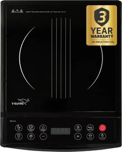 V-Guard 1200 W Induction Cooktop Push Button