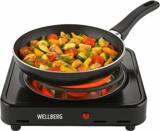 WELLBERG 1000 W Radiant Cooktop Jog Dial