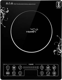 V-Guard 2000 W Induction Cooktop Push Button