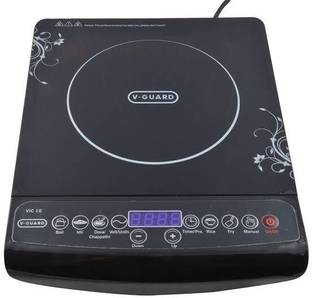 V-Guard 2000 W Induction Cooktop Push Button