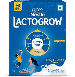 Nestle LACTOGROW Nutritious Milk Drink (Biscuity Vanilla Flavour)