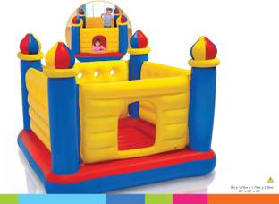 Intelligent Inflatable Original Playhouse, Trampoline Playground With Free Pump Inflatable Hoppers & Bouncer