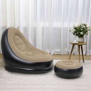 NUVIXA PVC Inflatable Recliner Sofa for Ultimate Relaxation Inflatable Bed