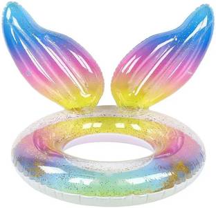 VWretails Angel Swim Ring of 60cm for Kids Swimming in Pool with Fun & Joy in Vacations Inflatable Swimming Safety Tube, Pool Accessory