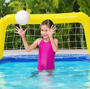 Intelligent Water Polo Swimming Pool Game Set Multicolor Inflatable Hoppers & Bouncer