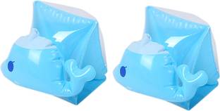 PROBEROS Inflatable Buoyancy Floats for Kids Swimming Training Cartoon Blue Whale Inflatable Swimming Pool