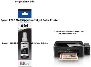 EPS ORIGINAL Epson L220 Multi-function Inkjet Color Printer Black Ink Bottle