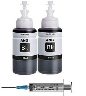 Ang Refill ink For 805 ink Cartridge 2332 Printer 100ML Each Bottle With Syringe Black - Twin Pack Ink Cartridge