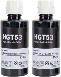 Ang GT51/53XL Compatible Refill for HP 310,315,319, 410, 415, 419,GT5810,GT5821 Black - Twin Pack Ink Bottle