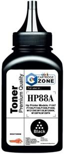 CARTRIDGE ZONE 88A/CC388A Toner Powder Compatible for P1007/ P1008/ Pro P1106/Pro P1108 etc Black Ink Toner Powder