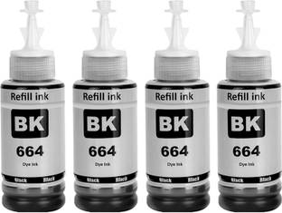 Ang T664 Dye Ink Compatible EcoTank L130, L210, L220, L360, L365, L380, L405 Black Ink Bottle