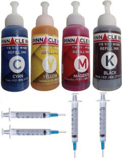 Pinnacle Ink Compatible Ink for 2676 Compatiable Refill Ink Black + Tri Color Combo Pack Ink Bottle