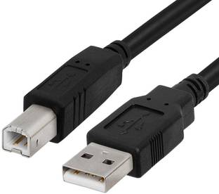 Haedlink Basics USB 2.0 Cable - A-Male to B-Male - for Personal Computer, Printer Scanner Black Ink Toner