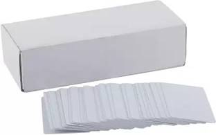 SPT Star Print Technology Plain White PVC ID Cards For Inkjet Printers set of 100 White Ink Toner