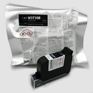 Xehphi W3T10B Black 2590 Solvent Ink Cartridge for 12.7mm Inkjet Printer 47ml Black Ink Cartridge