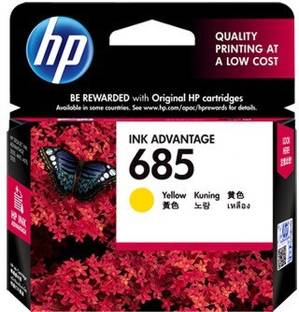HP 685 Yellow Ink Cartridge