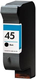 Dubaria 45 Black Ink Cartridge Compatible For HP 45 / 51645AA Black Ink Cartridge For Use In HP DeskJet 712, 720, 722, 820, 830, 832, 850, 855, 870, 880, 882, 890, 895, 930, 932, 935, 950, 952, 960, 970, 990, 995, 1100, 1120, 1180, 1220 Printers Black Ink Cartridge