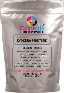 canoff High Quality Ultra Dark Toner Powder 500g For Kyocera 2040DN 2201 C2126MFp Black Ink Toner Powder