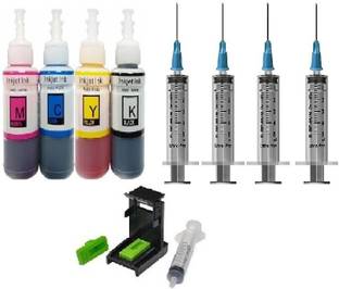 Ang Refill ink Deskjet 2000 Printer J210a, Deskjet 2050 Printer J510a, Deskjet 3050 Black + Tri Color Combo Pack Ink Bottle