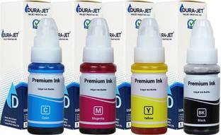 Dura-Jet Refill GI 790 Ink for CN Pixma G2010, G2000, G2012,-(C/M/Y/Bk-70gx4) - 502867 Black + Tri Color Combo Pack Ink Bottle