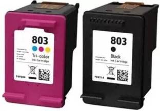 PSI 803 combo ink cartridge for DeskJet 1112,2132,2131,1111,2623,2622,2621,120 Black + Tri Color Combo Pack Ink Cartridge