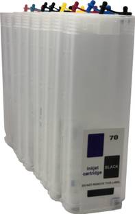 UV 70 (C/Y/M/PB/MBK/ Black + Tri Color Combo Pack Ink
