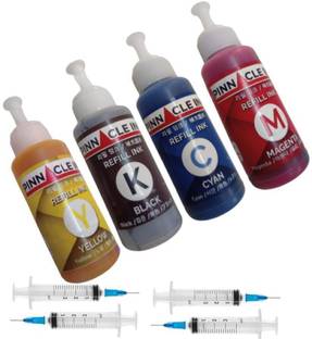 Pinnacle Ink Canon GM2070 Printer Refill Ink Compatible Premium Ink All Colour Black + Tri Color Combo Pack Ink Bottle