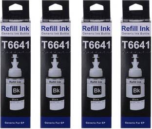SP EPSON T6641 ,Black ink 4 pics for Epson L100 / L110 / L130 / L200 / L210 / L220 / L300 / L310 / L350 / L355 / L360 / L365 / L455 / L550 / L555 / L565 / L1300 printers Tri-Color Ink Cartridge
