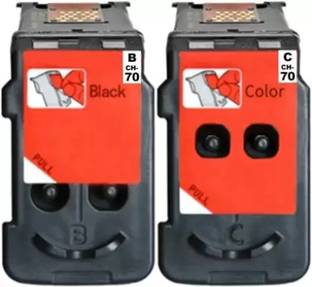 trendvision BH-70 &CH-70 Combo PRINTHEAD for USE in PIXMA GM2070, GM4070, G5070, G6070,G7070 Black + Tri Color Combo Pack Ink Cartridge