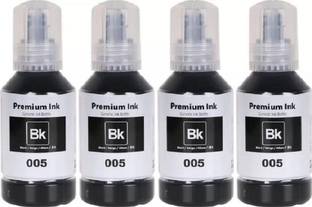 spotink Refill Ink 005 Black Pack 4 For Epson Ink Printers Black Ink Bottle