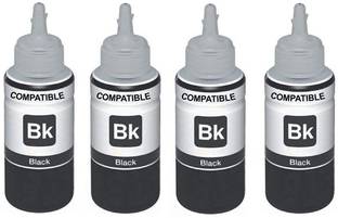 Ang Inkjet Printer Cartridge Refill - 100ML Each Bottle Black Ink Bottle