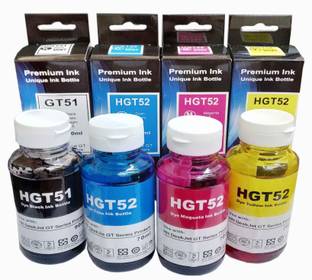 Refill Ink earmok Compatible ink HP G Tank Printer 310 315 319 410 415 419 5810 5820 5821 (It's Cap Automatically Fill/Shut) Black 90ml CMY 70ml Tri-Color Ink Bottle