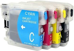 Dubaria LC 39 Ink Cartridge Compaitble Replacement For Brother LC 39 Ink Cartridges For Use In Brother DCP-J125, DCP-J315W, DCP-J515W, MFC-J220, MFC-J265W, MFC-J410, MFC-J415W Printers - Combo Value Pack Black + Tri Color Combo Pack Ink Cartridge