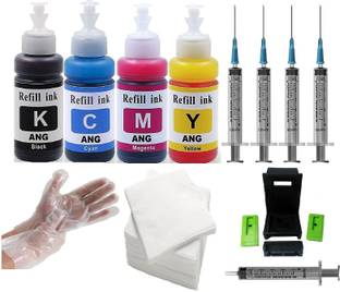 Ang REFILL KIT FOR HP INK CARTRIDGE 1015, 4645, 3545e, 3548e, 4515e, 4518e, 1515 Black + Tri Color Combo Pack Ink Cartridge