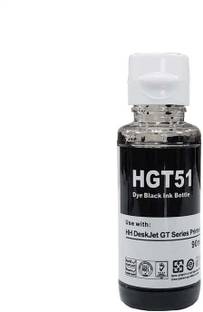 JIMIGO GT51 Refill Ink for HP Inktank 310, 315, 319, 410, 415, 419, GT5810, GT5820 Black Ink Bottle
